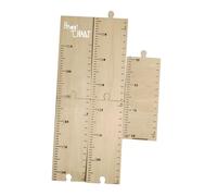 CLISPEED Tableau Mural De Croissance En Bois Pour Garçon Et Filles, Règle De Hauteur Adhésive 60-210 Cm, Multi-segments, Décoration Chambre Bébé, Mesure Précise, Montage Mural Facile