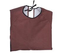 CLISPEED Tablier de Travail Imperméable Multi-usages en Polyester Marron Rayé, Taille Ajustable avec Poches Multiples, Blouse Cuisine et Restauration pour Adultes, pour Service
