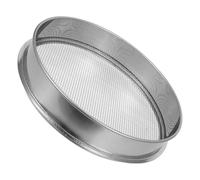 CLISPEED Tamis à Terre Rond 30 CM en Acier Inoxydable Tamis à Sable et Gravier pour Jardinage Maille Fine Uniforme Passoire Métallique Légère Portable pour Compost Potager et Aquarium