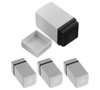 CLISPEED Tampon D'accords pour Guitare et Ukulélé, Outil de Marquage Précis en Plastique Blanc, Pack de 4 Pièces pour Entraînement Quotidien et Voyage des Débutants et Professionnels
