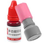 CLISPEED Tampon de Maquillage Floral Décoratif Rouge en Plastique, Tampon d'impression Fleur Portable, Facile à Utiliser, pour Spectacles de Scène et Fêtes, Femmes et Jeunes Artistes