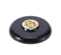 CLISPEED Tapis Antidérapant Rond Noir Accessoire Classique et Brillant en Plastique pour Violoncelle, Support de Cheville D'extrémité Protecteur de Sol pour Jeu de Violoncelle