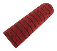 CLISPEED Tapis Auto-Adhésif pour Escaliers 40Cm X 2M en Polyester Noir et Rouge Tapis à Griffer Réutilisable pour Chat Antidérapant Adaptable pour Marches D’Escalier Maison Bureau et