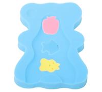 CLISPEED Tapis de Bain Antidérapant pour Bébé en Éponge, Confortable | Coussin Doux et Respirant, pour Lavabo ou Baignoire, Facile à Nettoyer, Soutien de Bain pour Nourrisson