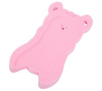 CLISPEED Tapis de Bain d'ours Cartoon Rose en Éponge Antidérapant pour Bébé -né, Coussin de Bain Doux et Sûr Accessoire Baignoire
