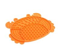CLISPEED Tapis de Léchage Silicone pour Chien et Chat Tapis Anti-dérapant Forme de Crabe Ralentisseur Alimentation pour Animaux et Accessoire Hygiénique pour Repas