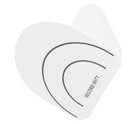 CLISPEED Tapis de Protection Vinyle Antistatique Bruit en Carton Blanc pour Disques Vinyles Compatible Équipement DJ Professionnel et Usage Domestique