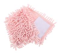 CLISPEED Têtes de Balai Plate en Chenille Réutilisables et Lavables, Lingettes de Balai à Franges pour Sols Secs et Humides, Compatibles Parquet et Carrelage, Accessoires de Nettoyage