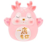 CLISPEED Tirelire Cerf Adorable Vinyle avec Grand Capacité Boîte à sous Stable pour Garçon Fille et Décoration de Bureau