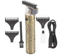 CLISPEED Tondeuse Électrique Tête De Bouddha Rétro Ciseaux à Huile Tête Rasoir Usb Rechargeable Pour Coiffure Avec Peignes De Contrôle