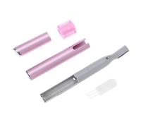 CLISPEED Tondeuse Sourcils Électrique Portable avec Peigne Ajustable Rasoir Visage et Corps Mini Épilateur Sourcils pour Coupe Précise