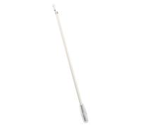 CLISPEED Tringle à Rideaux pour Stores Verticaux en Aluminium Blanc, Baguette de Tirage Résistante aux Chocs, Poignée Manuelle pour Réglage et Ouverture sur Balcon ou Fenêtre