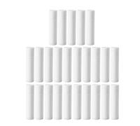 CLISPEED Tubes à Lèvres Vides Mécanisme à Roue Poussoir en Plastique Blanc 5g Bouchons 25 pour Fabrication de Gloss et Bricolage