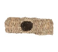 CLISPEED Tunnel de Jeu pour Petits Animaux Cinq Ouvertures Naturel et Léger Éducatif pour Hamster Cochons Chinchillas et Lapins Favorise Activité Cage