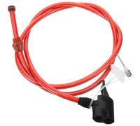 CLISPEED Tuyau de Gonflage Réutilisable pour Pompe à Vélo en TPU Rouge, Durite Antifreeze Polyvalente, Accessoire Indispensable pour Kit Cycliste Toute L'année