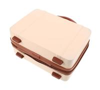 CLISPEED Valise Maquillage Compacte Trousse Voyage Vintage Organisateur Cosmétique Portable Pour Usage Quotidien Et Courts Séjours