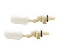 CLISPEED Vannes D'aquarium en Plastique Beige 2pcs Bords Lisses et Polis pour Maintenir Niveau D'eau Constant Abreuvoirs pour Porcs et Bovins