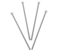 CLISPEED Vis d'Extension de Potence de Vélo M6X150 MM, 4 Pièces Boulons de Réglage Robustes, Adaptés pour Cyclistes VTT et Réparation Potence
