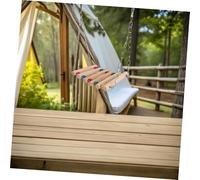 CLISPEED Wooden Parrot Swing Ladder for Small Pets Climbing Toy with Vibrant Colors Easy to Install Interactive Bird Play Equipment