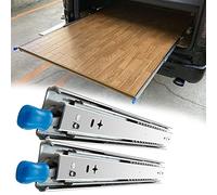 Clissiers du tiroir à roulement à Billes, Coureurs de boîte à Outils de Montage latéral, Rails d'extension entièrement en Acier Strong Glides 12 16 28 60 42 Pouces (Taille: 1250 mm / 50 Pouces)