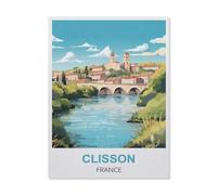 Clisson France，for Children 1000 Pieces Bois Puzzle Jigsaws, DIY Casual Puzzles Toys, for Adults and Teenagers Unique Gifts Toys（75x50cm）-ES63