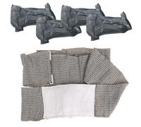 CLIUNT Pansement israélien, 4PCS 4 Pouce Israeli Emergency Bandage, Bandage hémostatique, pour Plaie de Premiers Secours, pour Sports de Plein Air, Randonnée, Escalade, Camping