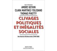Clivages Politiques Et Inégalités Sociales - Une Étude De 50 Démocraties (1948-2020)
