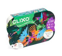 Clixo Tropical Birds Pack 5848014 Lot de 22 pièces Flexibles (22 pièces, 11 Formes différentes, 7 Oiseaux Uniques)