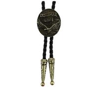 CLJ - Bolo tie, Cravate Texane - American Pride - Style Texan, Danse Country, Cowboy, Far West Américain, Western Vintage - Bronze