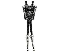 CLJ - Bolo tie, Cravate Texane - Blason et tête de buffle - Style Texan, Danse Country, Cowboy, Far West Américain, Western Vintage