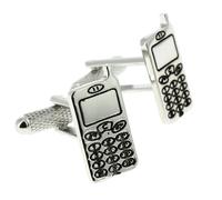 Clj Charles Le Jeune - Boutons de manchette - Téléphone - Gris argent - Homme