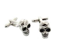 Clj Charles Le Jeune - Boutons de manchette - Tête de mort - Gris argent - Homme