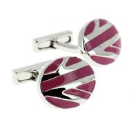 Clj Charles Le Jeune - Boutons de manchette - union jack 2 - Rose - Homme