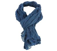 Clj Charles Le Jeune. Chèche. DAKAR, Coton. Bleu Petrole. Uni.