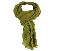 Clj Charles Le Jeune. Chèche. DAKAR, Coton. Vert Kaki - Uni -