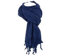 Clj Charles Le Jeune. Chèche. Sahara, Coton. Bleu empire - Uni -