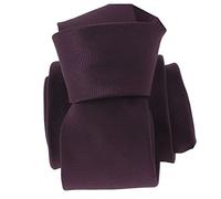 Clj Charles Le Jeune. Cravate. CUBES, Microfibre. Violet aubergine - Uni -