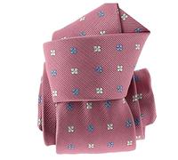 Clj Charles Le Jeune. Cravate. Fleurs, Microfibre. Rose. Discret et sobre.
