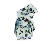 Clj Charles Le Jeune. Cravate. LIBERTY, Coton. Liberty ciel et bleu. Motifs.