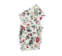 Clj Charles Le Jeune. Cravate. LIBERTY, Coton. Liberty rose et blanc. Motifs.
