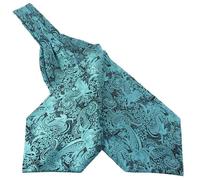 Clj Charles Le Jeune - Foulard Ascot - Léonard - Bleu Turquoise - Homme
