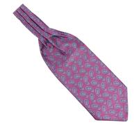 Clj Charles Le Jeune. Foulard Ascot. Léonard, Microfibre. Alexandrie Violet - Paisley -