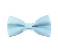 Clj Charles Le Jeune. Noeud papillon enfant. Ajustable, Microfibre. Bleu Claire - Uni -