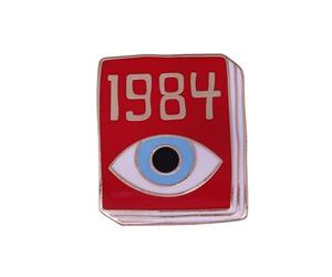 Clj Charles Le Jeune Pin's 1984 - Big Brother - George Orwell - Personnages - qualité de finition - Epingle - Broche - Badge - SOVIETIQUE