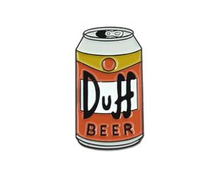 Clj Charles Le Jeune Pin's Canette De Bière Orange, Duff Beer - Alimentation - qualité de finition - Epingle - Broche - Badge - PINS NOURRITURE