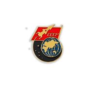 Clj Charles Le Jeune Pin's Cccp - Urss - Soviet Nostalgie - Conquête De L'espace Fusée - Communiste - Militaire - qualité de finition - Epingle - Broche - Badge - SOVIETIQUE