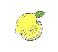 Clj Charles Le Jeune Pin's Citron Tranche - Alimentation - qualité de finition - Epingle - Broche - Badge - PINS NOURRITURE