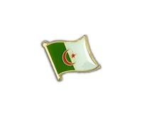 Clj Charles Le Jeune Pin's Drapeau Algérie Flottant - Algérien - Reste du Monde - qualité de finition - Epingle - Broche - Badge - PINS AFRIQUE
