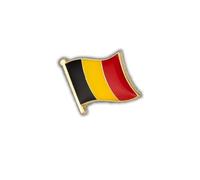 Clj Charles Le Jeune Pin's Drapeau Belgique Flottant - Europe Continentale - qualité de finition - Epingle - Broche - Badge - PINS EUROPE