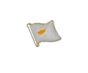 Clj Charles Le Jeune Pin's Drapeau Chypre Flottant - Drapeaux - qualité de finition - Epingle - Broche - Badge - PINS EUROPE
